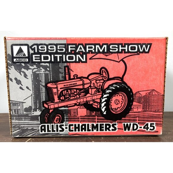 Ertl Allis-Chalmers WD-45 Tractor w/Umbrella 1995 AGCO Farm Show Edition 1202DA - Picture 14 of 15